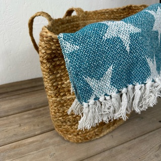 Soft Cotton Star Design Throw Blanket 130cm x 150cm
